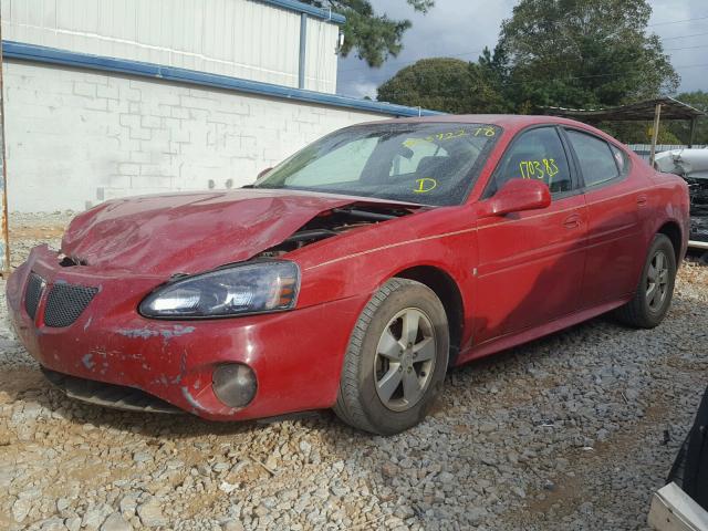 2G2WP552381158883 - 2008 PONTIAC GRAND PRIX წითელი ფოტო 2
