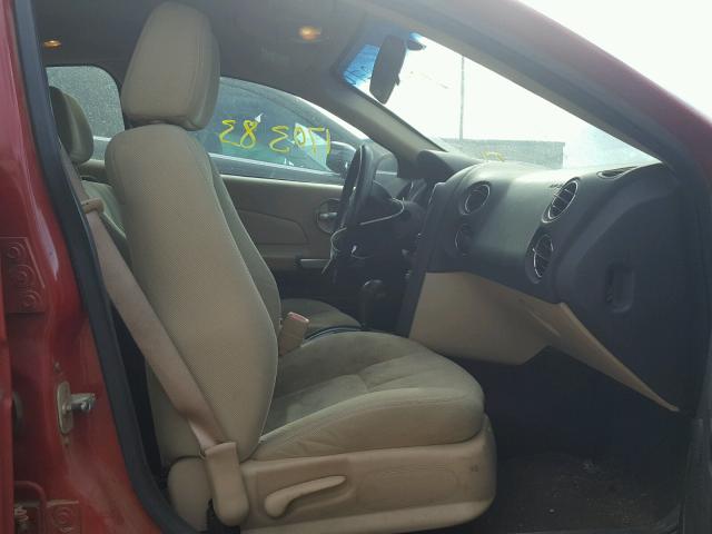 2G2WP552381158883 - 2008 PONTIAC GRAND PRIX წითელი ფოტო 5