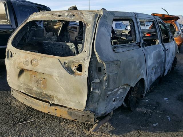 5TDYK3DC5BS041341 - 2011 TOYOTA SIENNA XLE BURN photo 4