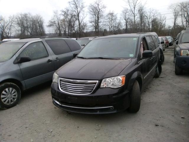 2C4RC1BG4DR805980 - 2013 CHRYSLER TOWN & COU BLACK photo 2