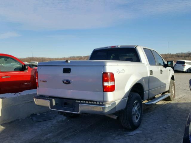 1FTRW14W67KD04717 - 2007 FORD F150 SUPER SILVER photo 4