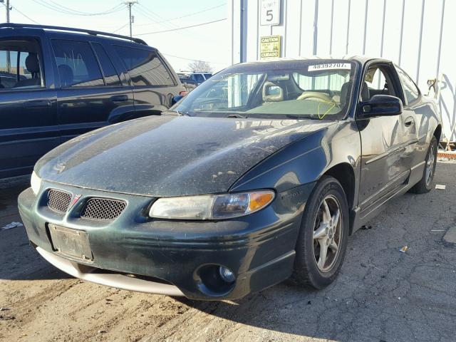 1G2WP12KXXF212328 - 1999 PONTIAC GRAND PRIX GREEN photo 2