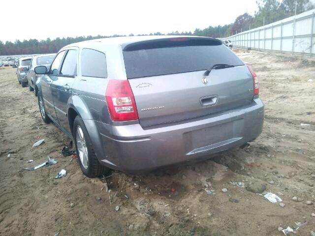 2D4FV47V17H754442 - 2007 DODGE MAGNUM SXT GRAY photo 3