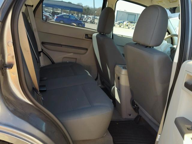 1FMCU02799KA29800 - 2009 FORD ESCAPE XLS GRAY photo 6