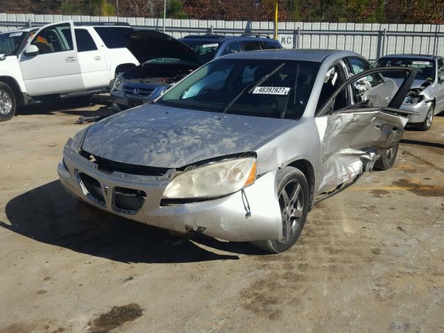 1G2ZG58B574121023 - 2007 PONTIAC G6 BASE SILVER photo 2