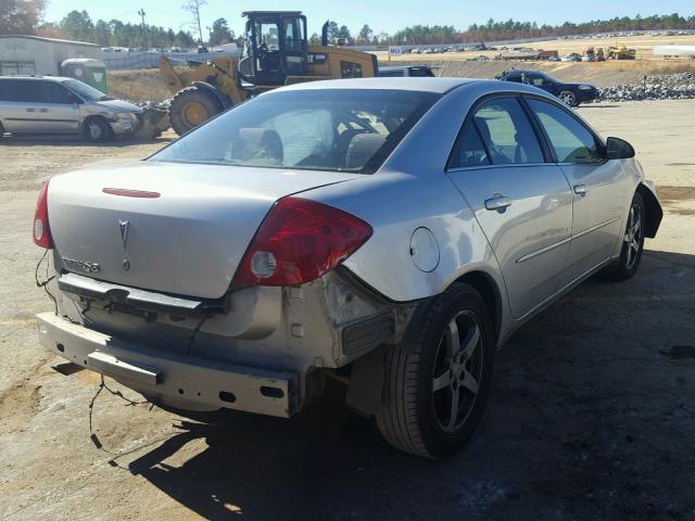 1G2ZG58B574121023 - 2007 PONTIAC G6 BASE SILVER photo 4