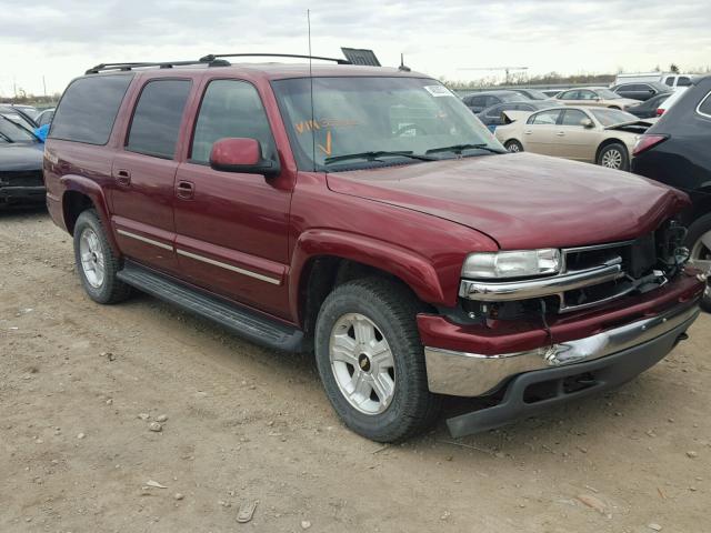 1GNFK16Z03R303500 - 2003 CHEVROLET SUBURBAN K MAROON photo 1