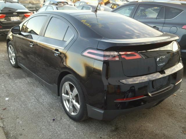 1G1RD6E47DU146249 - 2013 CHEVROLET VOLT BLACK photo 3