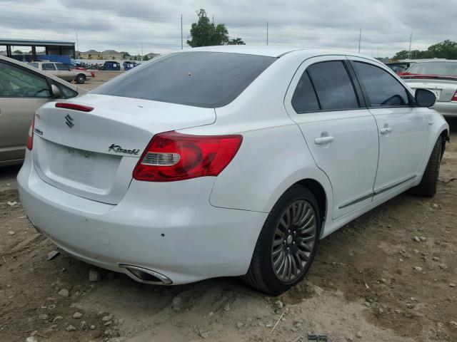 JS2RE9A72A6100288 - 2010 SUZUKI KIZASHI SL WHITE photo 4