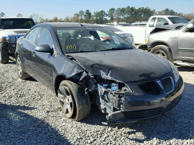 1G2ZG57B884144539 - 2008 PONTIAC G6 BASE BLACK photo 1