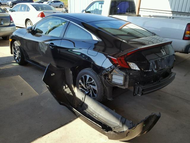 2HGFC4B07GH302365 - 2016 HONDA CIVIC LX BLACK photo 3