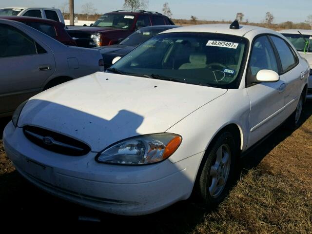 1FAFP53U62A146469 - 2002 FORD TAURUS SE WHITE photo 2