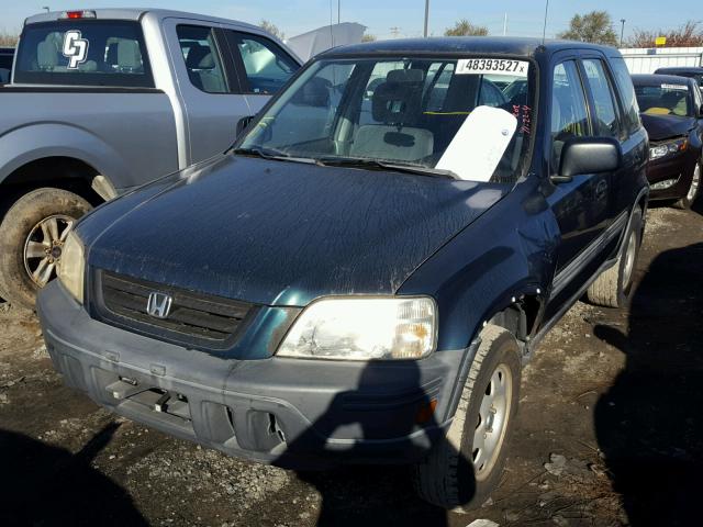 JHLRD1841WC083750 - 1998 HONDA CR-V LX BLUE photo 2