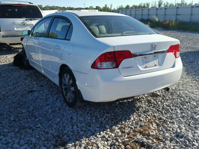 19XFA16959E002530 - 2009 HONDA CIVIC EXL 白色 照片 3