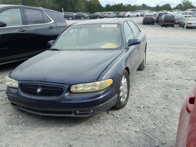 2G4WF5510Y1105849 - 2000 BUICK REGAL GS BLUE photo 2