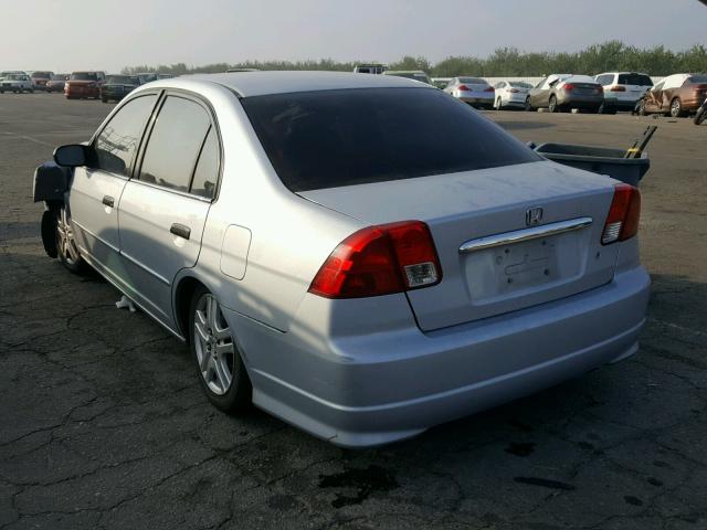 2HGES15541H524437 - 2001 HONDA CIVIC LX SILVER photo 3