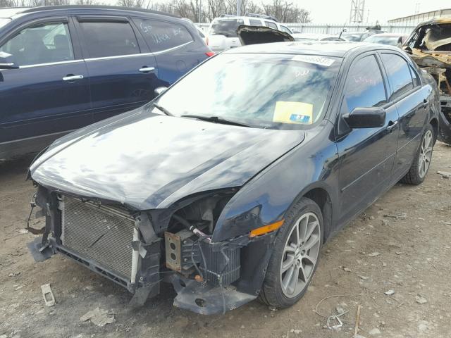 3FAHP07Z49R149193 - 2009 FORD FUSION SE BLACK photo 2