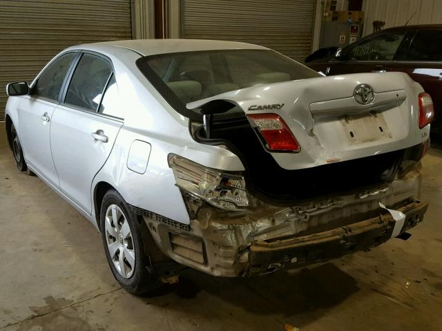 4T1BE46K99U293991 - 2009 TOYOTA CAMRY BASE SILVER photo 3