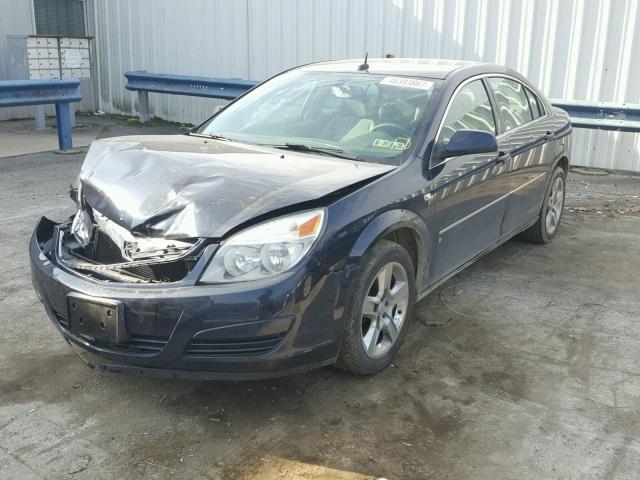 1G8ZS57NX7F199558 - 2007 SATURN AURA XE BLUE photo 2