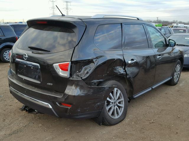 5N1AR2MM5FC695162 - 2015 NISSAN PATHFINDER BLACK photo 4