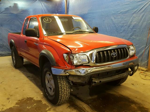 5TEWN72N01Z766129 - 2001 TOYOTA TACOMA XTR RED photo 1