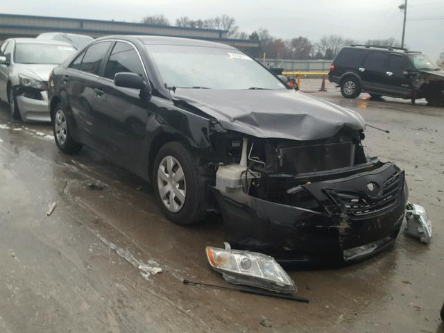 4T1BE46K18U215185 - 2008 TOYOTA CAMRY CE BLACK photo 1