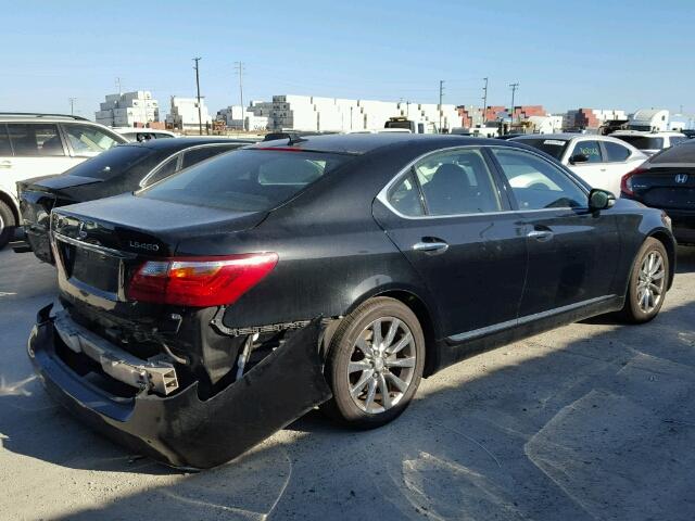 JTHBL5EF1B5107055 - 2011 LEXUS LS 460 BLACK photo 4