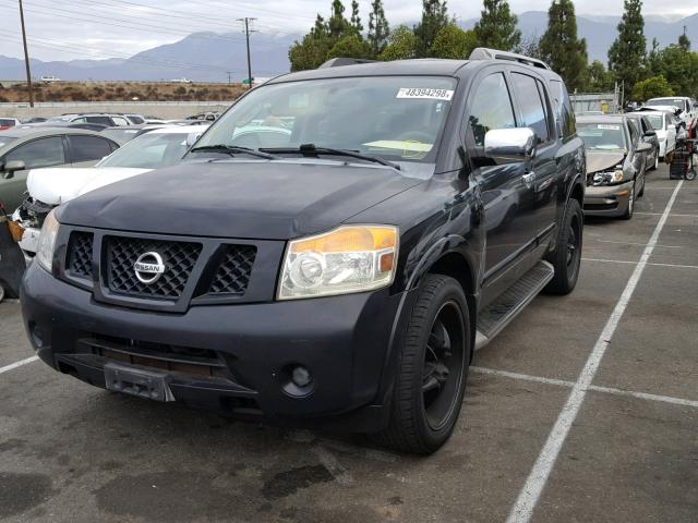 5N1AA0NDXAN602384 - 2010 NISSAN ARMADA SE BLACK photo 2