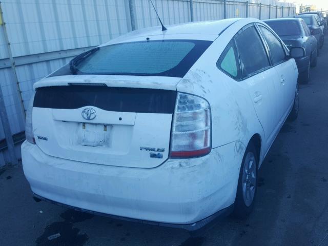 JTDKB20U697843755 - 2009 TOYOTA PRIUS WHITE photo 4