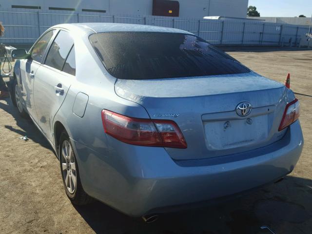 4T1BK46K89U587522 - 2009 TOYOTA CAMRY SE BLUE photo 3