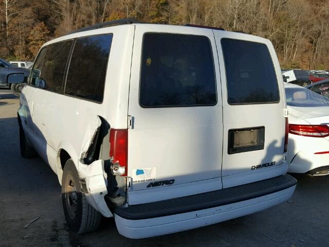 1GNDM19W41B133554 - 2001 CHEVROLET ASTRO WHITE photo 3