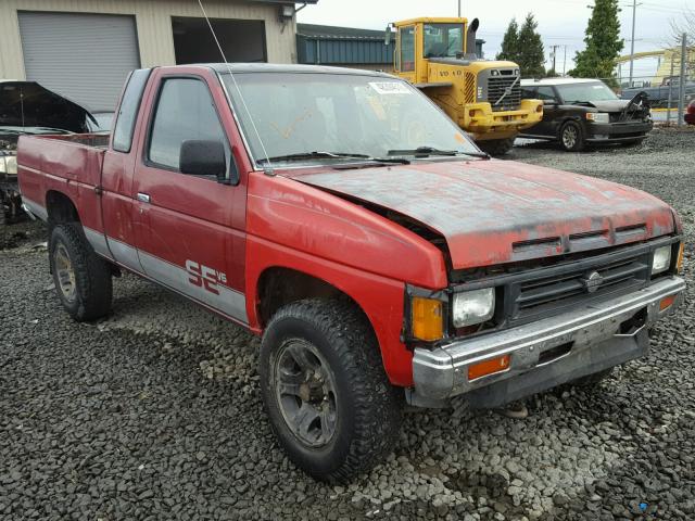 1N6HD16Y0LC364896 - 1990 NISSAN D21 KING C RED photo 1