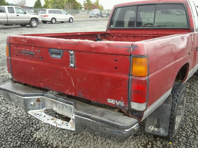 1N6HD16Y0LC364896 - 1990 NISSAN D21 KING C RED photo 10