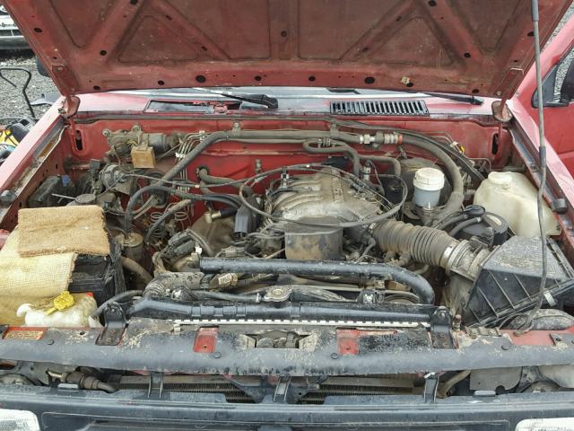 1N6HD16Y0LC364896 - 1990 NISSAN D21 KING C RED photo 7