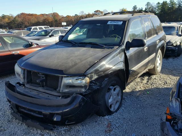 1GNDS13S732231945 - 2003 CHEVROLET TRAILBLAZE BLACK photo 2