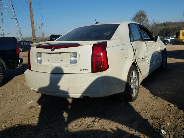 1G6DP577160106420 - 2006 CADILLAC CTS HI FEA WHITE photo 4