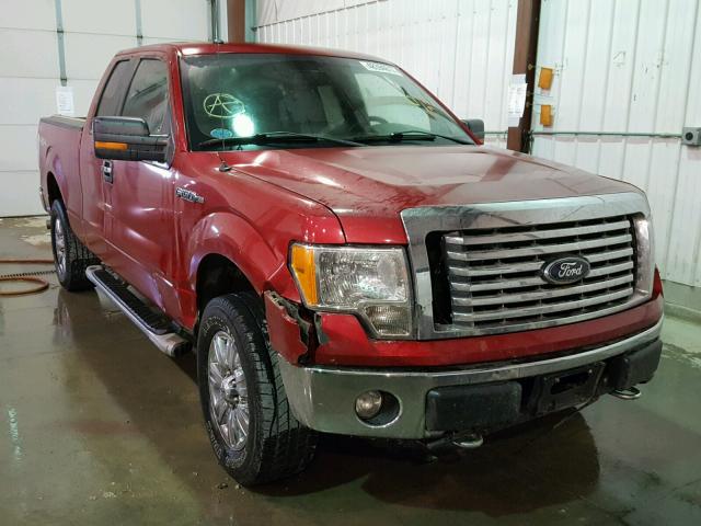 1FTFX1EF8CFB15424 - 2012 FORD F150 SUPER RED photo 1