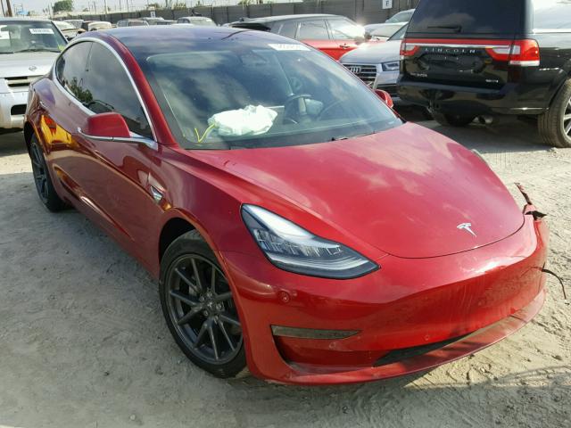 5YJ3E1EA4JF020308 - 2018 TESLA MODEL 3 წითელი ფოტო 1