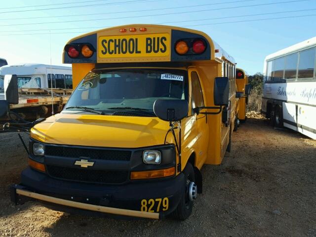 1GB6G5BL7E1207064 - 2014 CHEVROLET EXPRESS G4 YELLOW photo 2