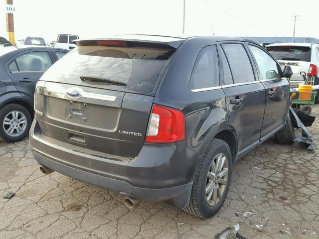 2FMDK3KC9BBB29582 - 2011 FORD EDGE LIMIT BLACK photo 4