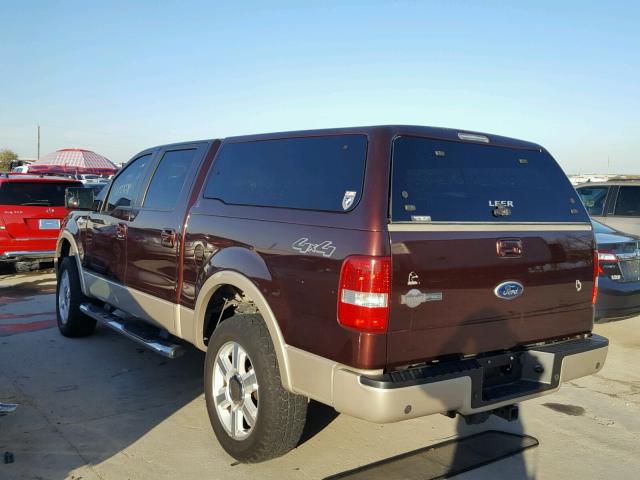 1FTPW14V88KD89043 - 2008 FORD F150 SUPER BROWN photo 3