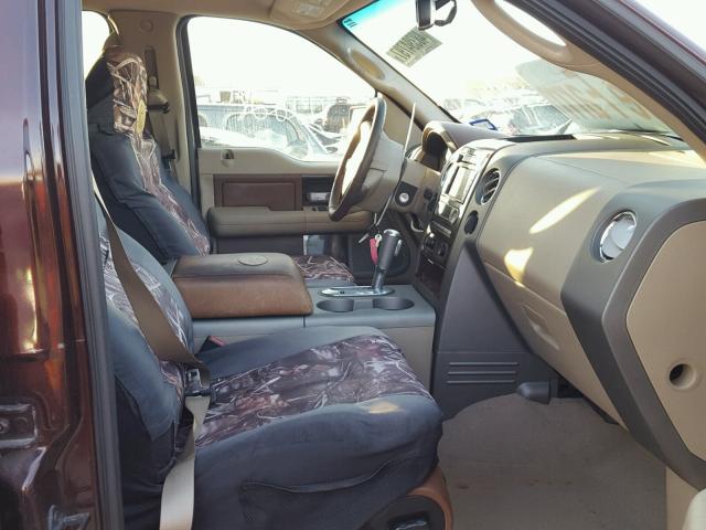 1FTPW14V88KD89043 - 2008 FORD F150 SUPER BROWN photo 5