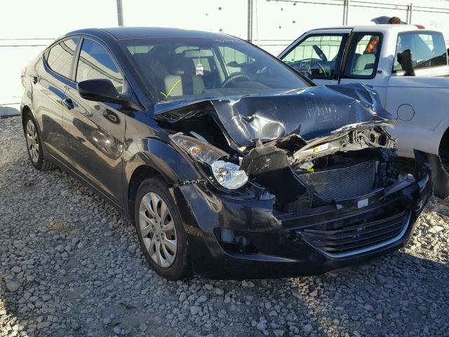 KMHDH4AE8DU494954 - 2013 HYUNDAI ELANTRA GL BLACK photo 1