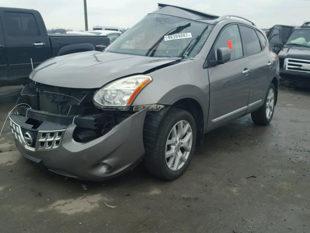 JN8AS5MVXBW669835 - 2011 NISSAN ROGUE S CHARCOAL photo 2