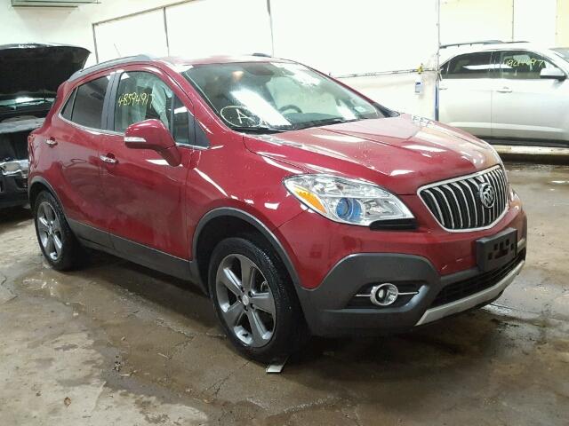 KL4CJFSB8EB783019 - 2014 BUICK ENCORE CON RED photo 1