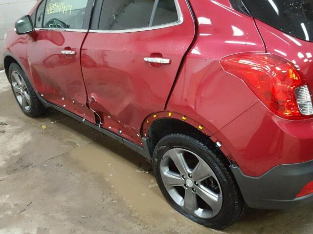 KL4CJFSB8EB783019 - 2014 BUICK ENCORE CON RED photo 9