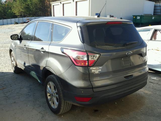 1FMCU0F7XHUC92651 - 2017 FORD ESCAPE S GRAY photo 3