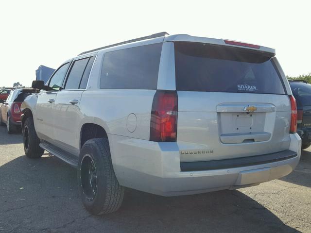 1GNSKJKC3FR523217 - 2015 CHEVROLET SUBURBAN K BEIGE photo 3