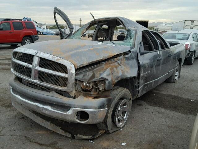 1D7HA18N95J537107 - 2005 DODGE RAM 1500 S GRAY photo 2