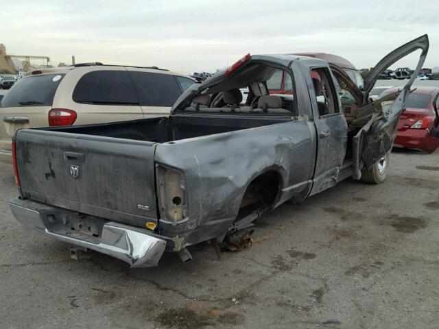 1D7HA18N95J537107 - 2005 DODGE RAM 1500 S GRAY photo 4